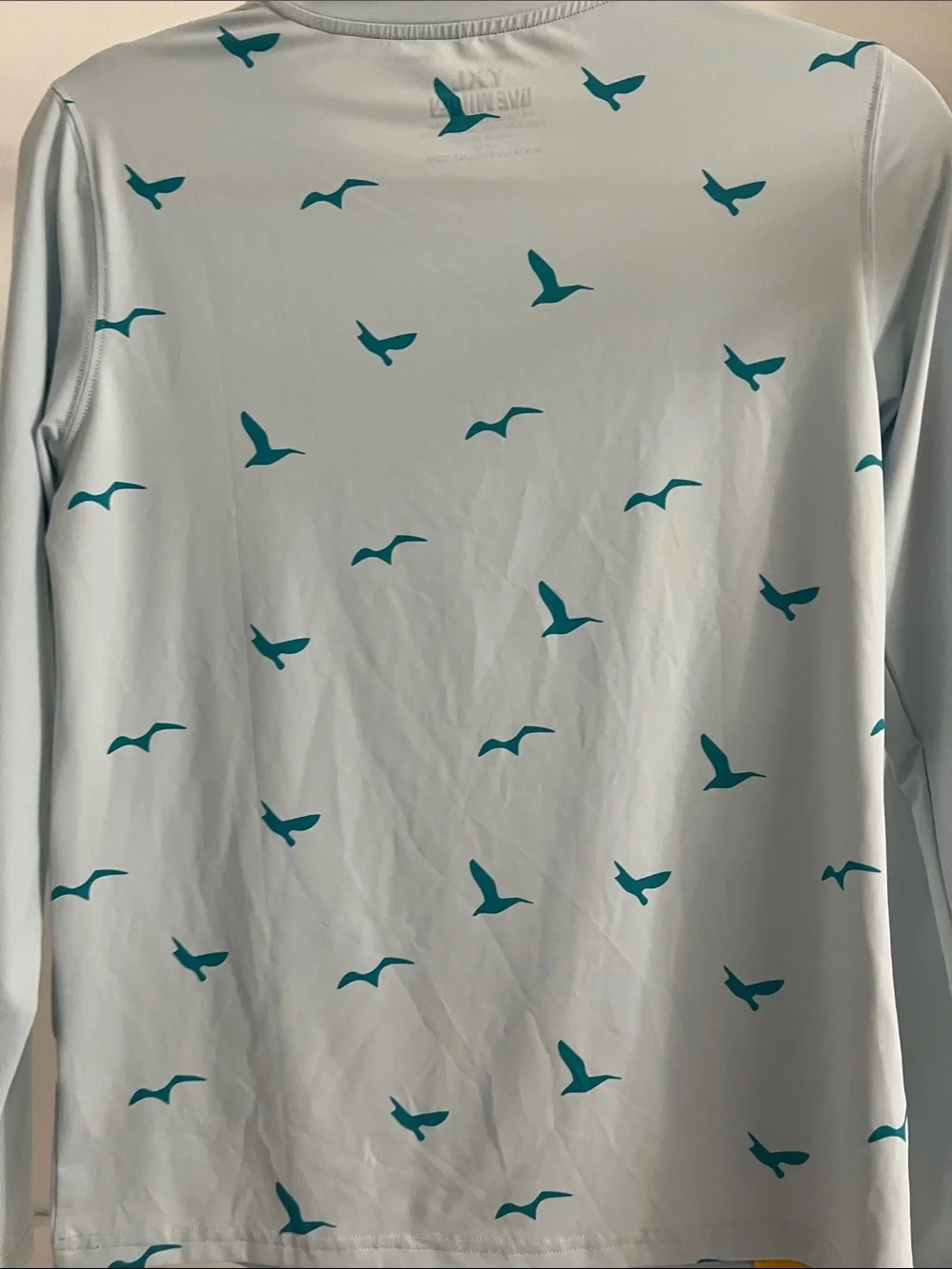 Youth Long-Sleeve Rashguard - Light Blue/Teal